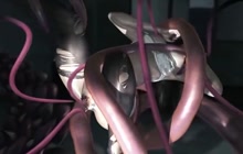 3D anime girl fucked by tentacles